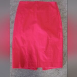 Express Bold Pink Pencil Skirt